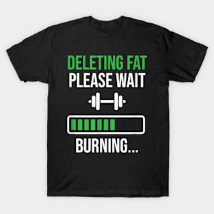 Good day goodbye fat cute workout shirt T-Shirt